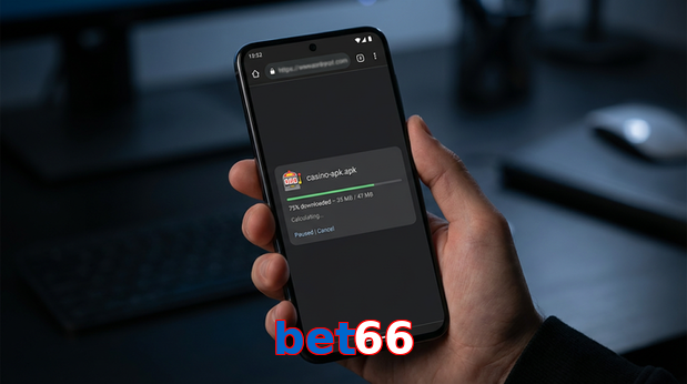 Main screen of Bet66 apk page for PK players