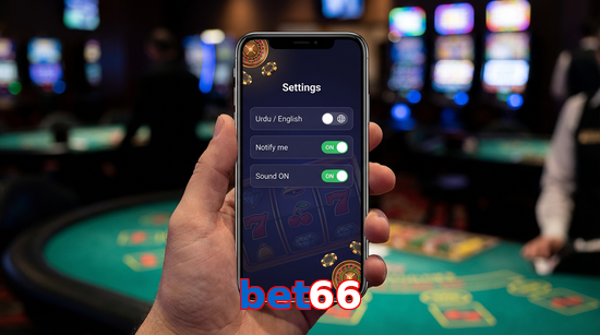 Game list for Bet66 app section