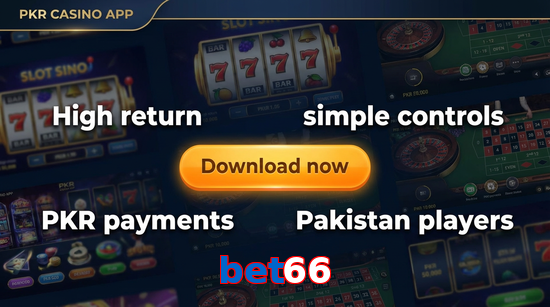 Main screen of Bet66 gamedownload page for PK players