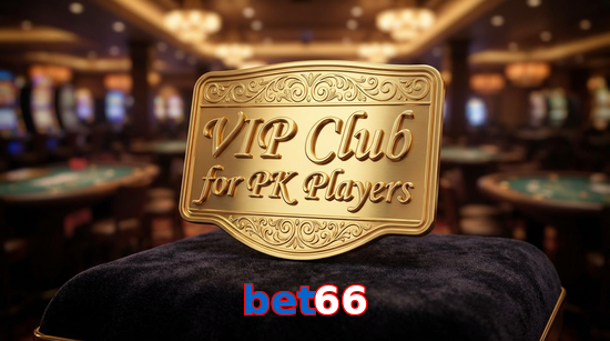 Main screen of Bet66 vip page for PK players